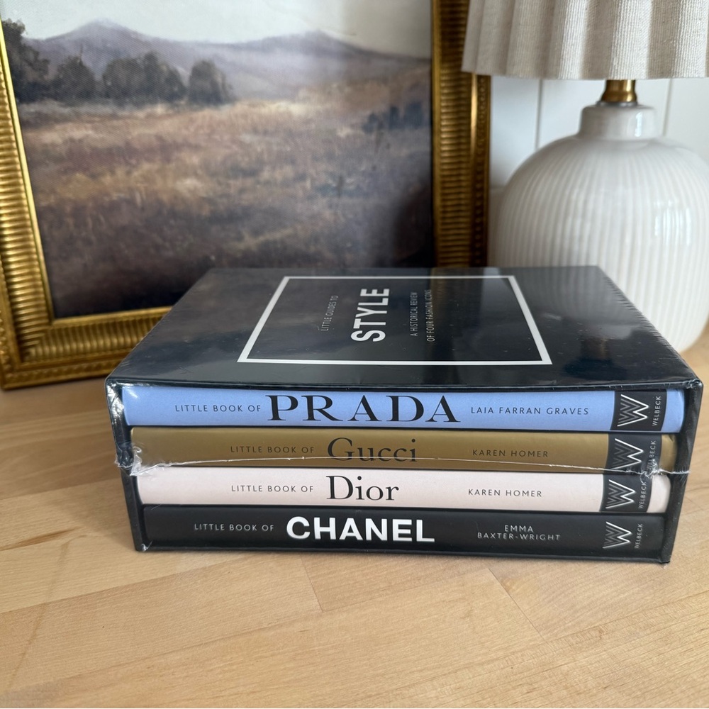 Prada, Gucci, Dior, and Chanel Style Book Set